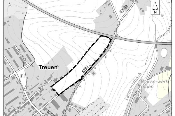 Bebauungsplan Sondergebiet „Einzelhandel An der Perlaser Straße“ lageplan perlaser straße